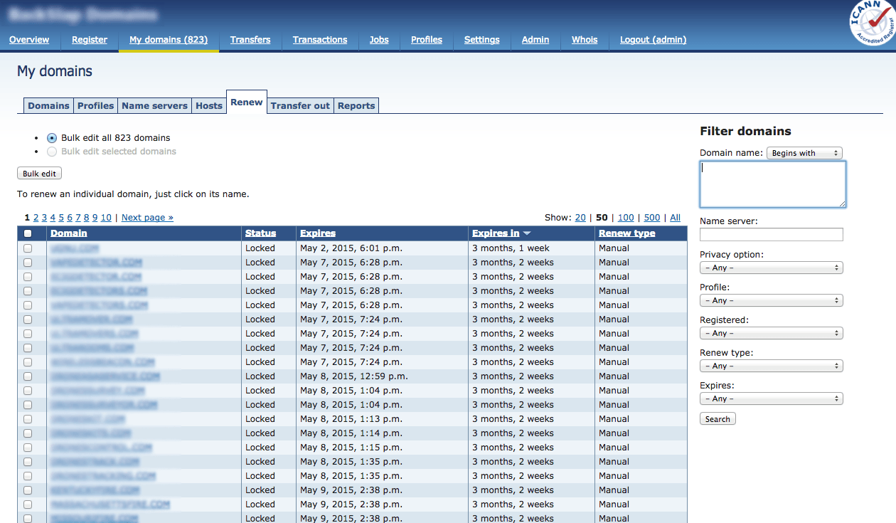 Регистратор доменных имен
