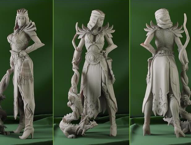 Распечатанная 3d моделька